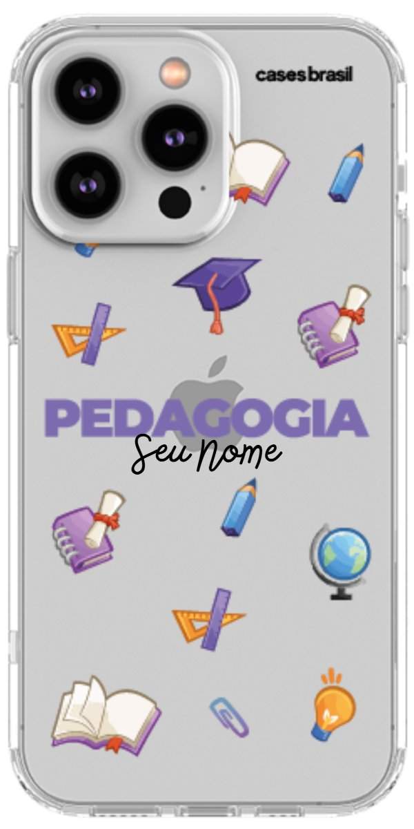 Capinha para Celular Pedagogia - Profissão Com Nome
