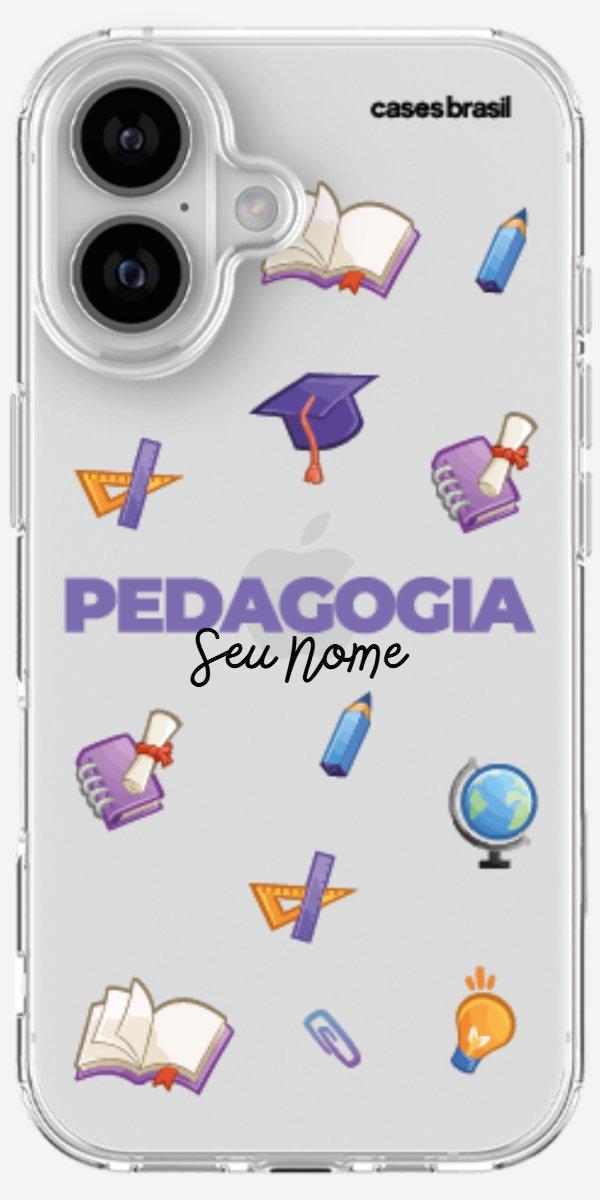Capinha para Celular Pedagogia - Profissão Com Nome