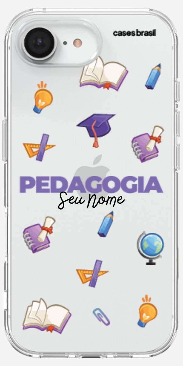 Capinha para Celular Pedagogia - Profissão Com Nome
