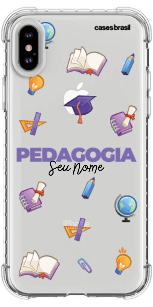 Capinha para Celular Pedagogia - Profissão Com Nome