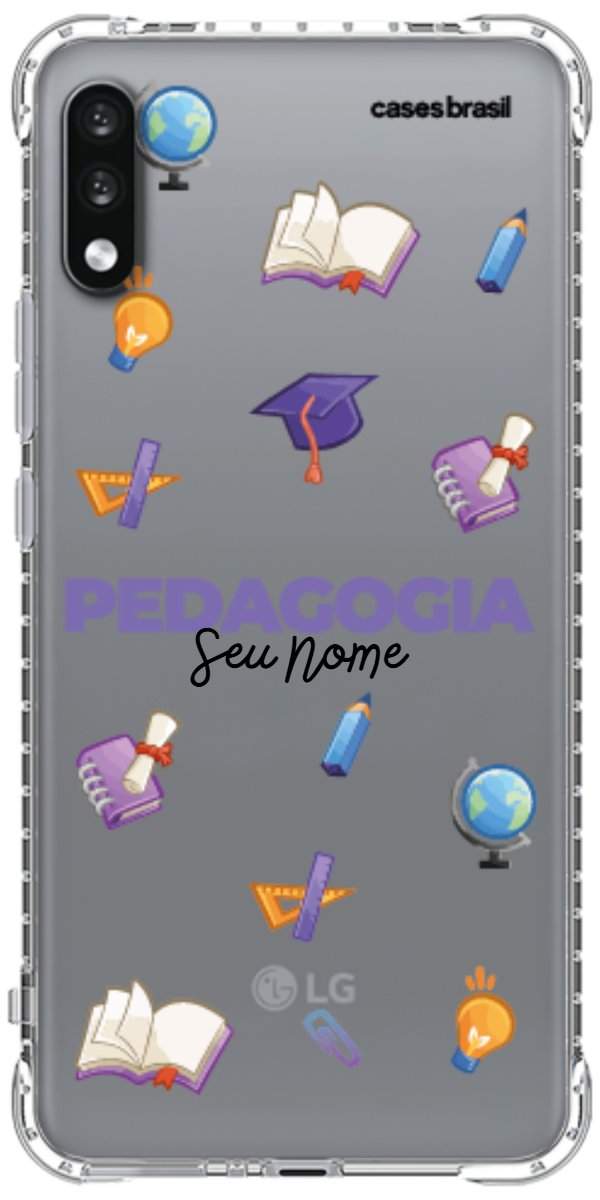 Capinha para Celular Pedagogia - Profissão Com Nome