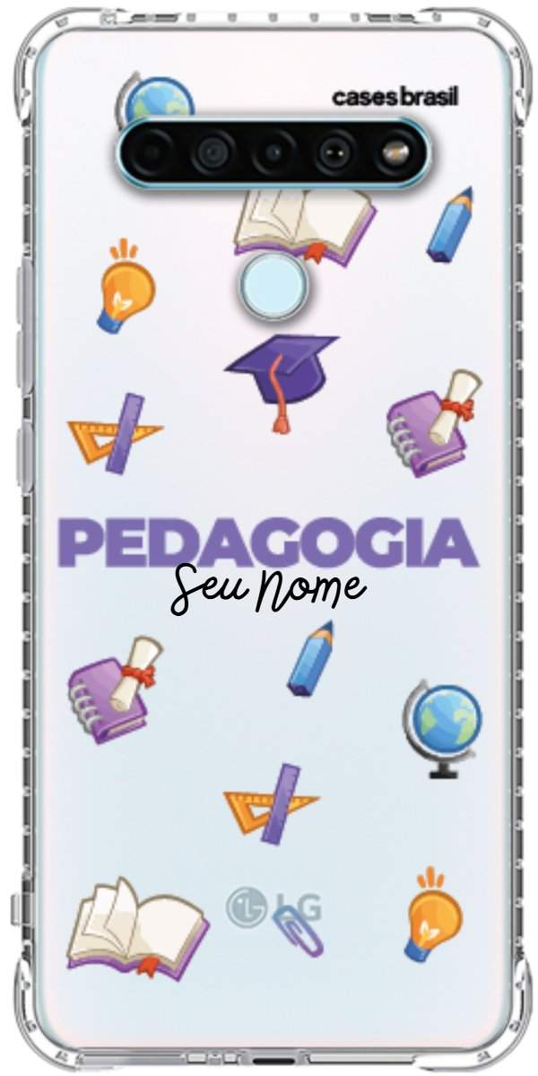 Capinha para Celular Pedagogia - Profissão Com Nome