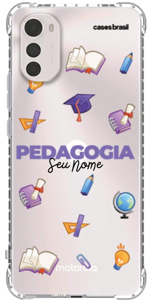 Capinha para Celular Pedagogia - Profissão Com Nome