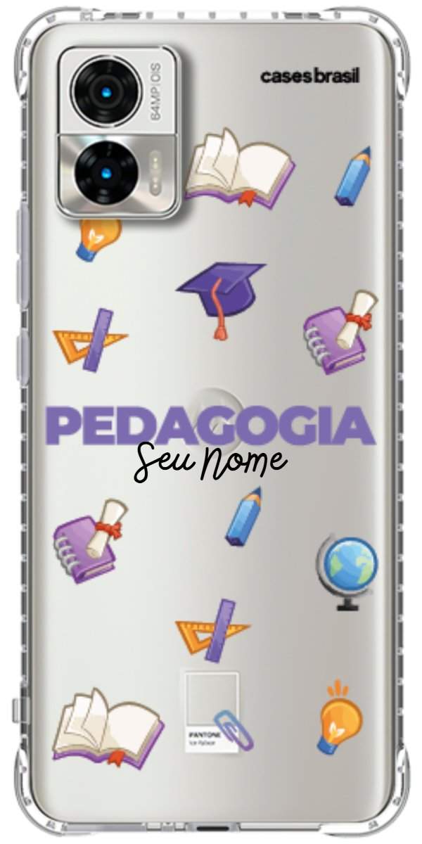Capinha para Celular Pedagogia - Profissão Com Nome