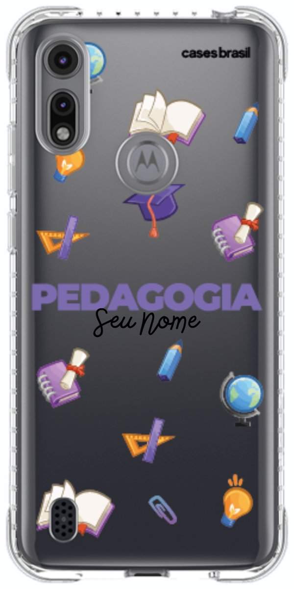 Capinha para Celular Pedagogia - Profissão Com Nome