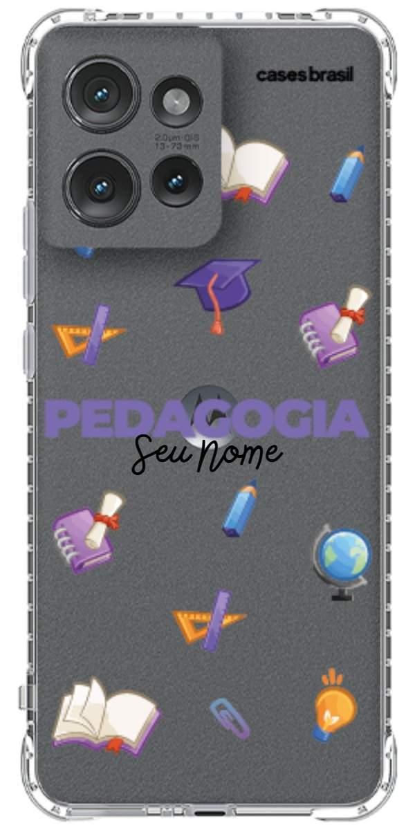 Capinha para Celular Pedagogia - Profissão Com Nome