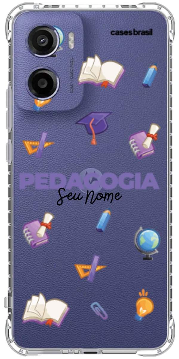 Capinha para Celular Pedagogia - Profissão Com Nome