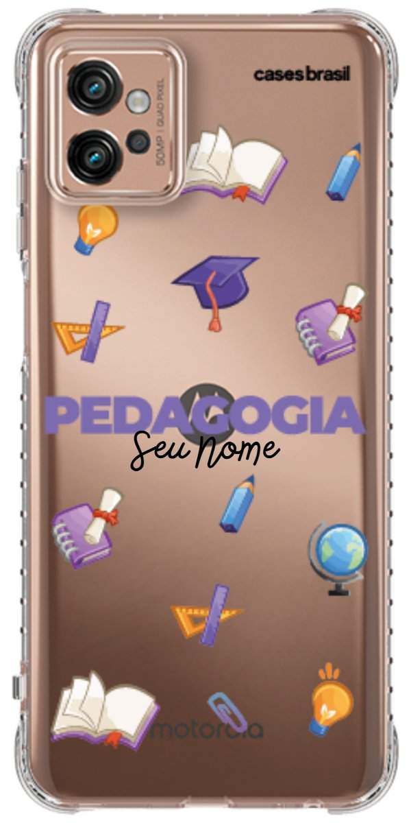 Capinha para Celular Pedagogia - Profissão Com Nome