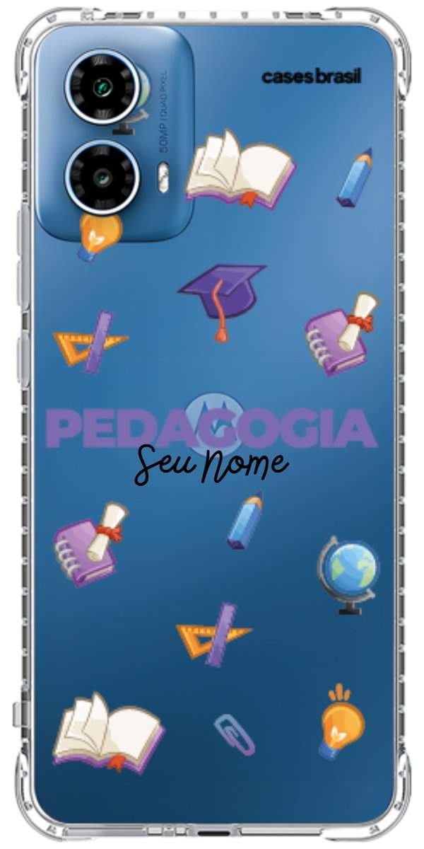 Capinha para Celular Pedagogia - Profissão Com Nome