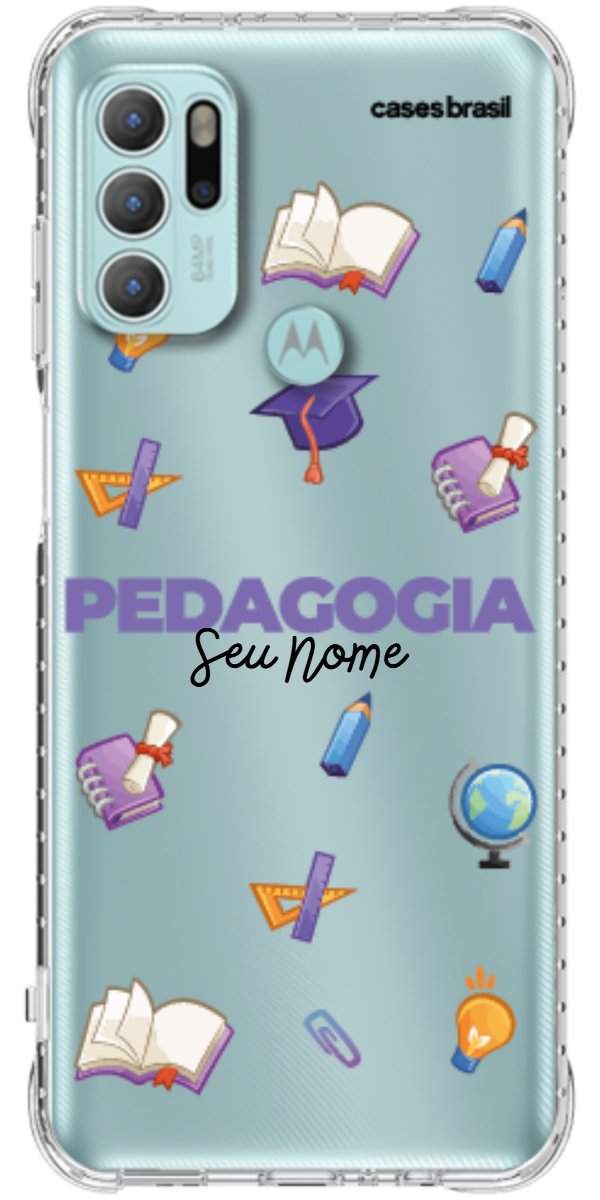 Capinha para Celular Pedagogia - Profissão Com Nome