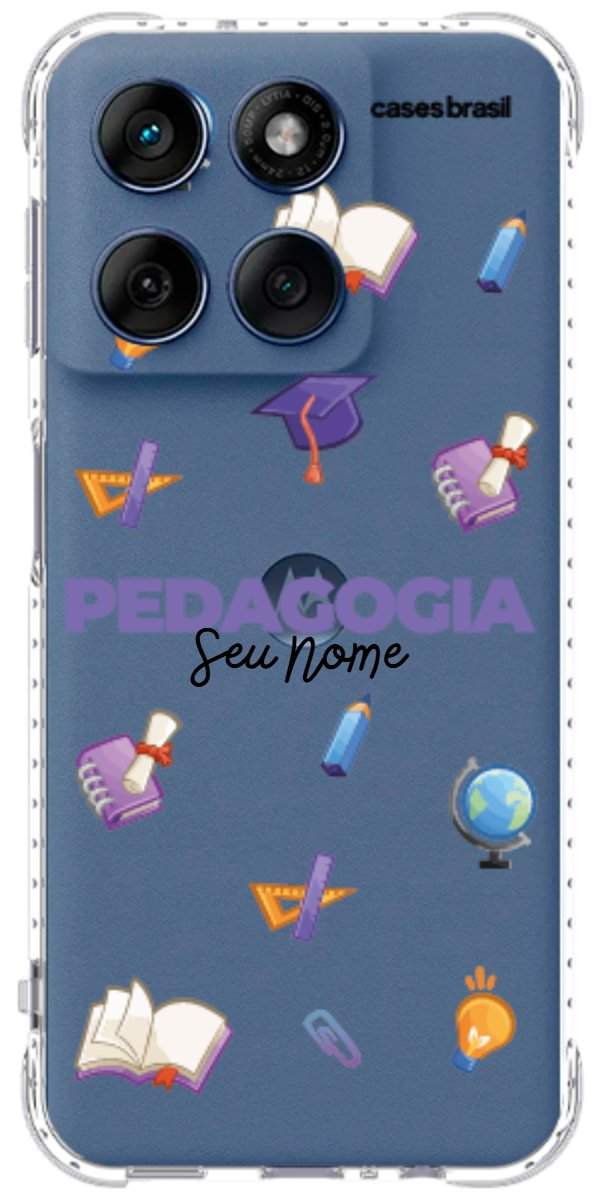 Capinha para Celular Pedagogia - Profissão Com Nome