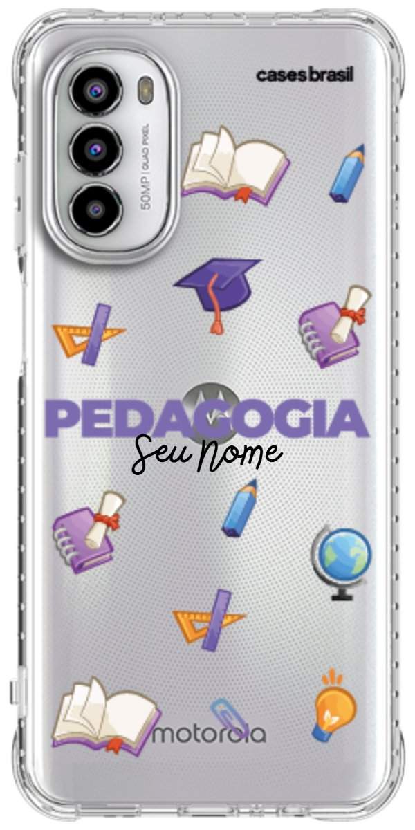 Capinha para Celular Pedagogia - Profissão Com Nome