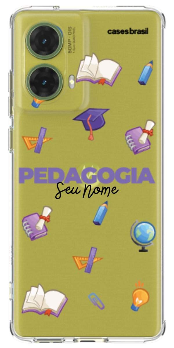 Capinha para Celular Pedagogia - Profissão Com Nome