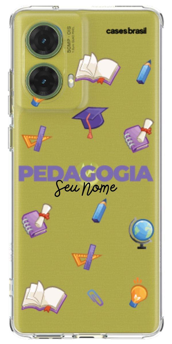 Capinha para Celular Pedagogia - Profissão Com Nome