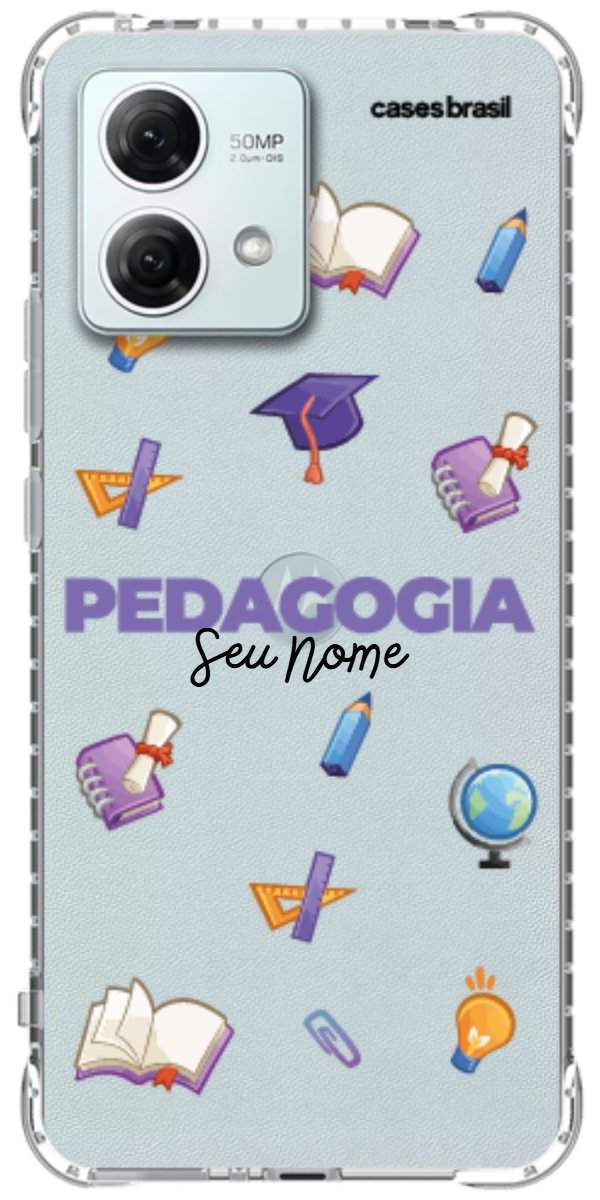 Capinha para Celular Pedagogia - Profissão Com Nome
