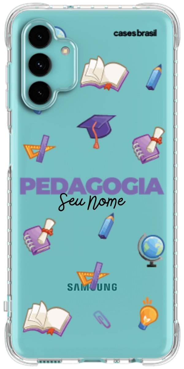 Capinha para Celular Pedagogia - Profissão Com Nome