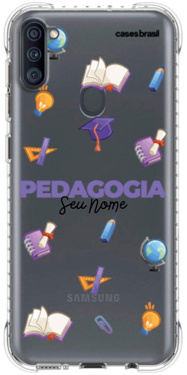 Capinha para Celular Pedagogia - Profissão Com Nome