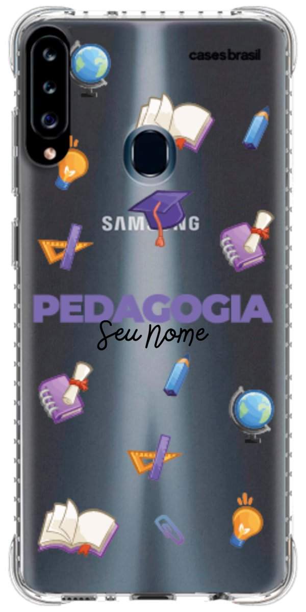 Capinha para Celular Pedagogia - Profissão Com Nome