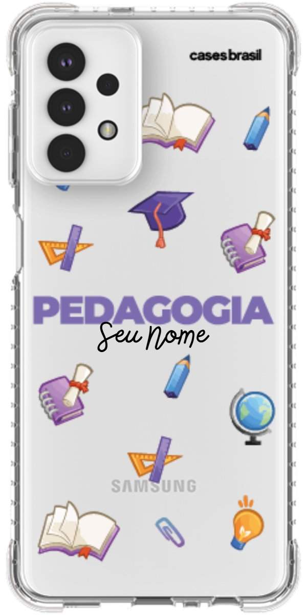 Capinha para Celular Pedagogia - Profissão Com Nome