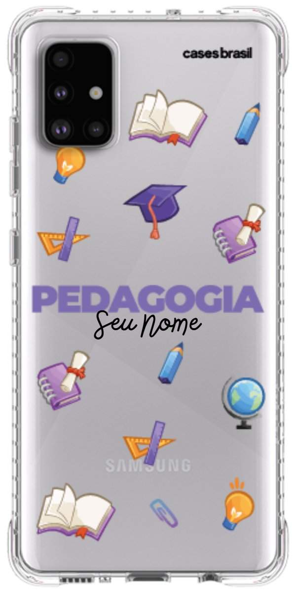 Capinha para Celular Pedagogia - Profissão Com Nome