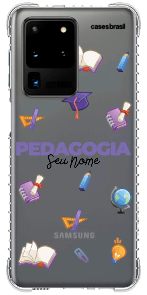 Capinha para Celular Pedagogia - Profissão Com Nome