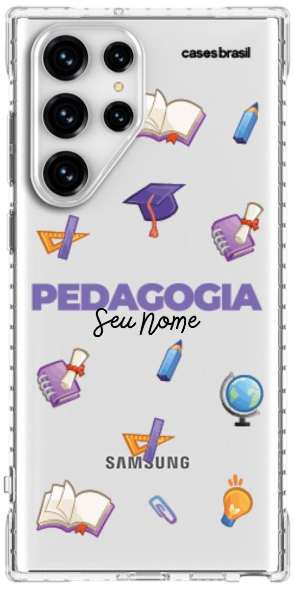 Capinha para Celular Pedagogia - Profissão Com Nome