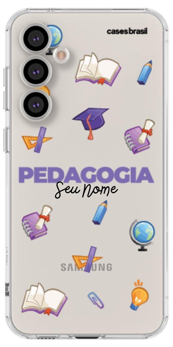 Capinha para Celular Pedagogia - Profissão Com Nome
