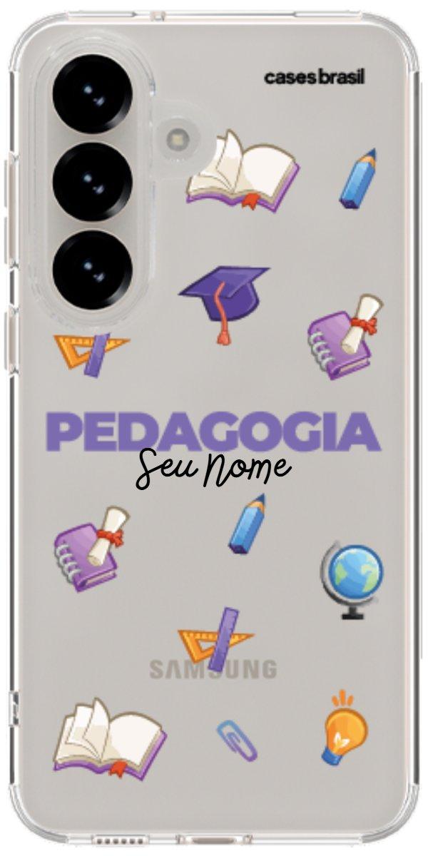 Capinha para Celular Pedagogia - Profissão Com Nome