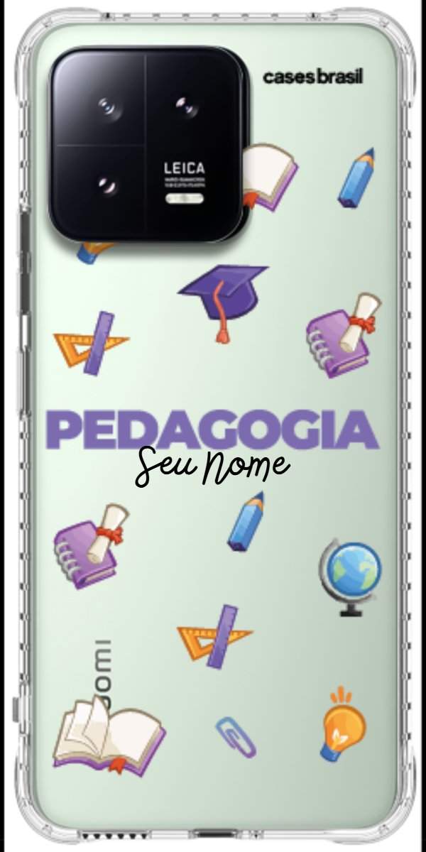 Capinha para Celular Pedagogia - Profissão Com Nome