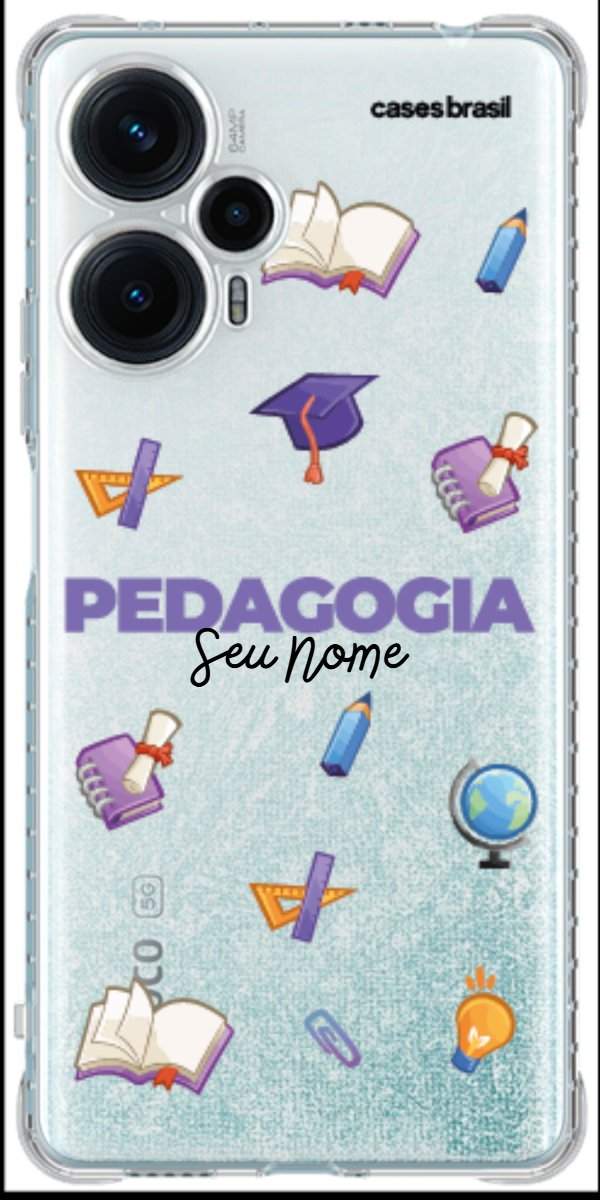 Capinha para Celular Pedagogia - Profissão Com Nome