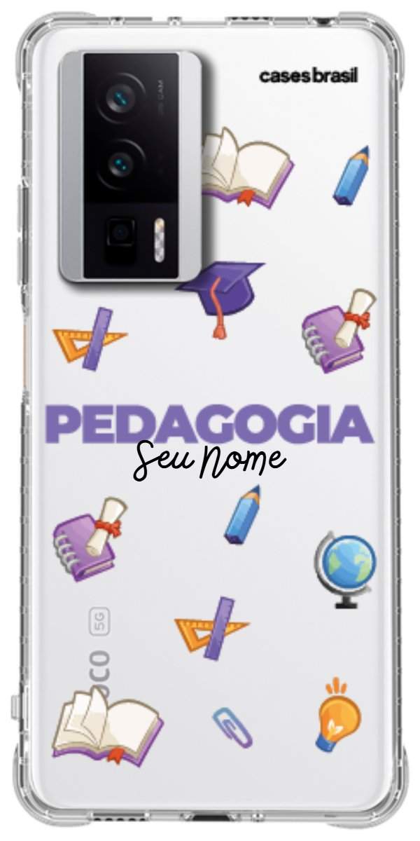 Capinha para Celular Pedagogia - Profissão Com Nome