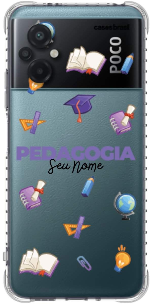 Capinha para Celular Pedagogia - Profissão Com Nome