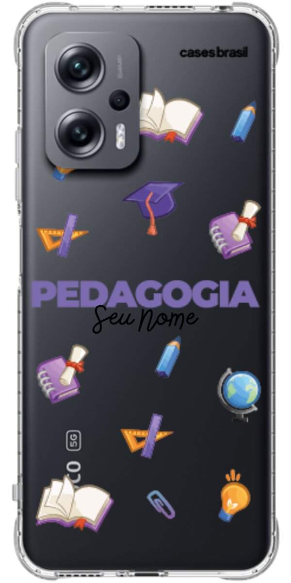 Capinha para Celular Pedagogia - Profissão Com Nome