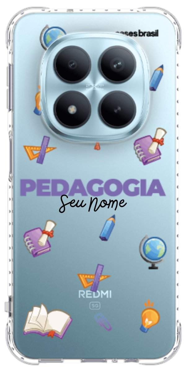 Capinha para Celular Pedagogia - Profissão Com Nome