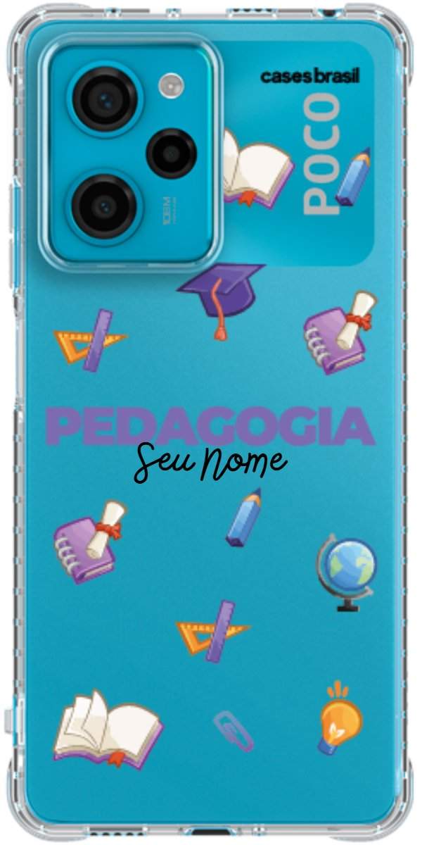 Capinha para Celular Pedagogia - Profissão Com Nome
