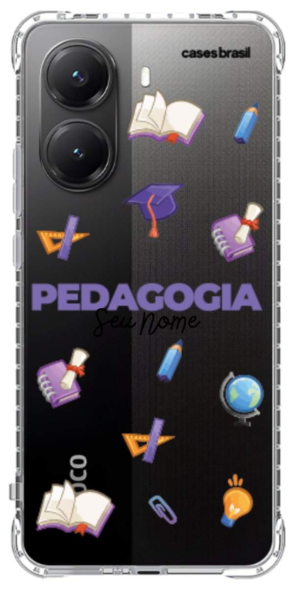Capinha para Celular Pedagogia - Profissão Com Nome