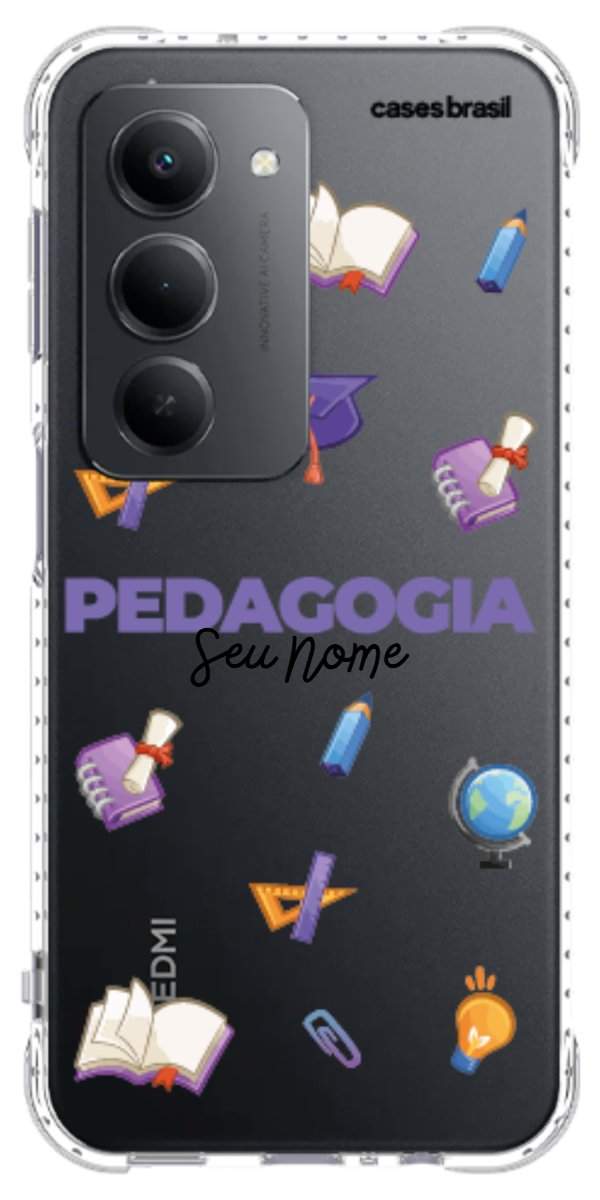 Capinha para Celular Pedagogia - Profissão Com Nome