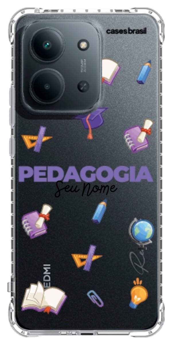 Capinha para Celular Pedagogia - Profissão Com Nome