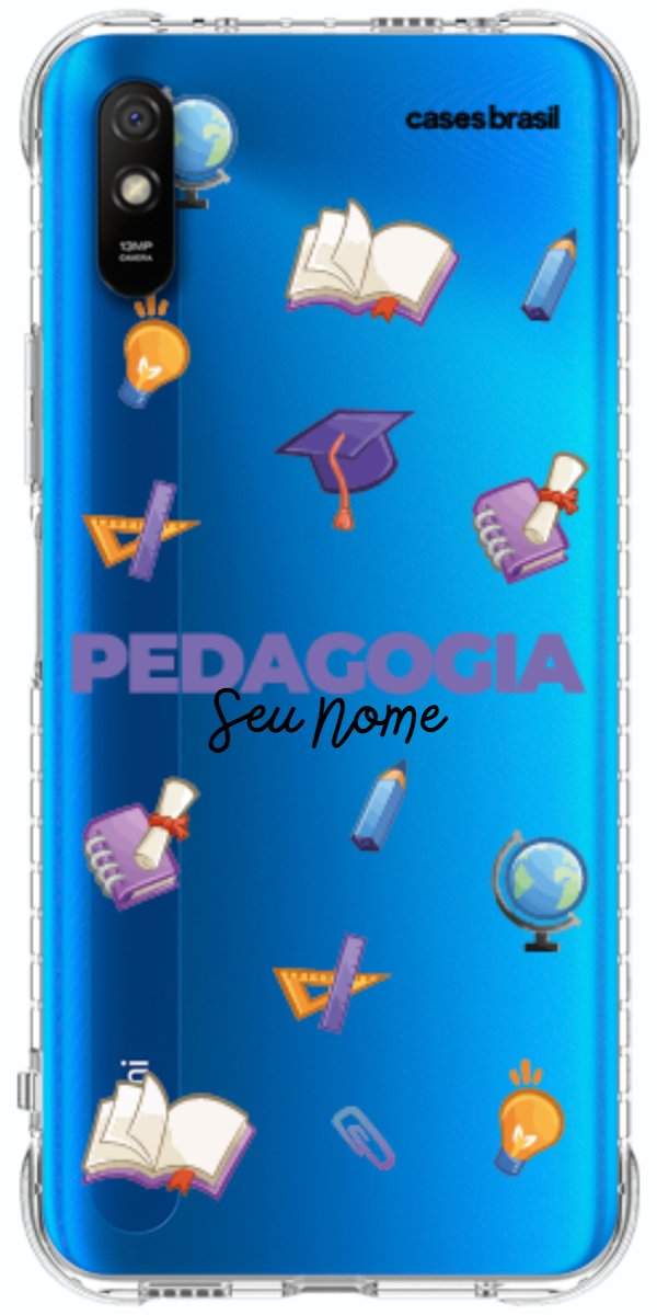 Capinha para Celular Pedagogia - Profissão Com Nome