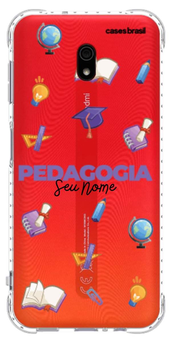 Capinha para Celular Pedagogia - Profissão Com Nome