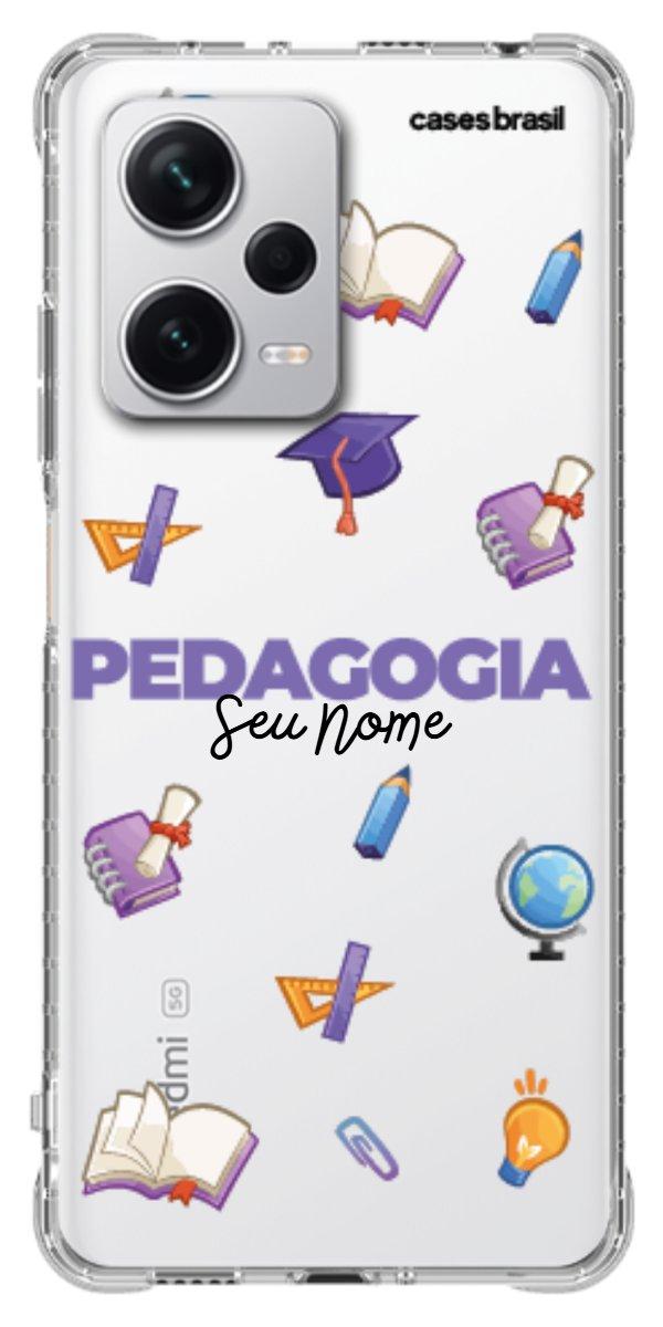 Capinha para Celular Pedagogia - Profissão Com Nome