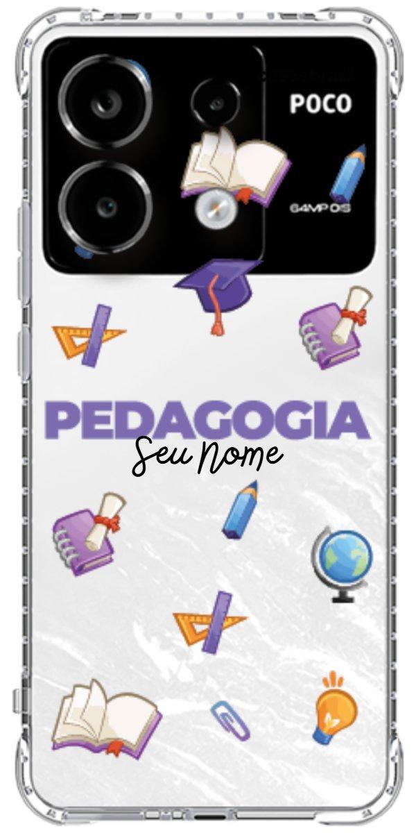 Capinha para Celular Pedagogia - Profissão Com Nome