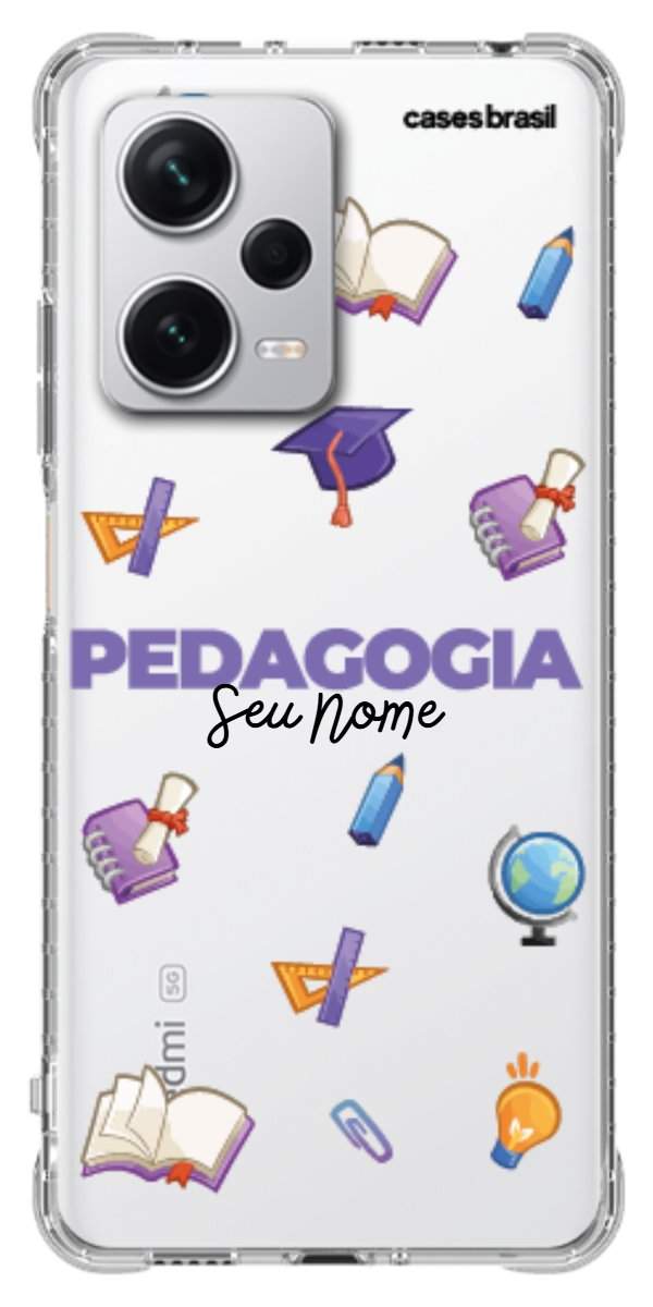 Capinha para Celular Pedagogia - Profissão Com Nome