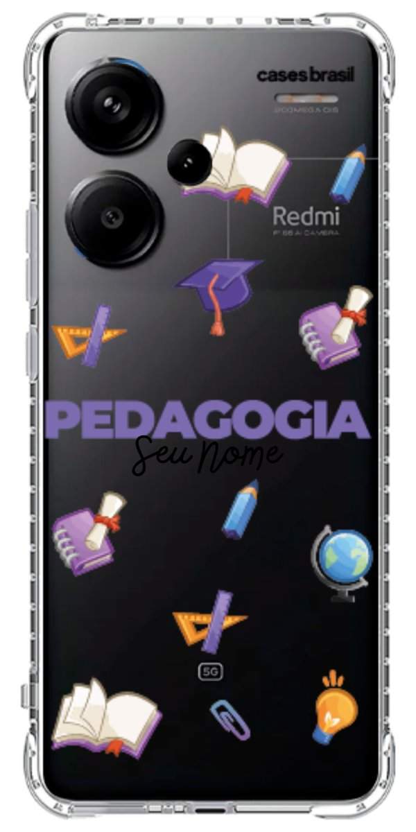 Capinha para Celular Pedagogia - Profissão Com Nome