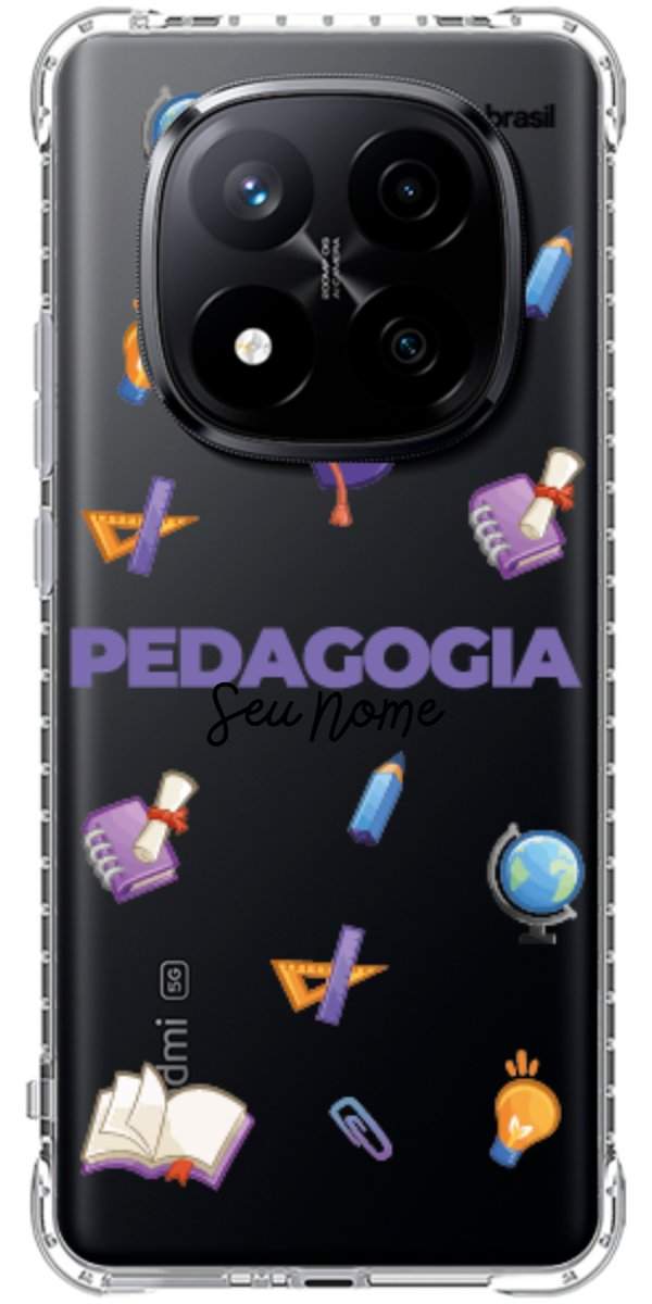 Capinha para Celular Pedagogia - Profissão Com Nome