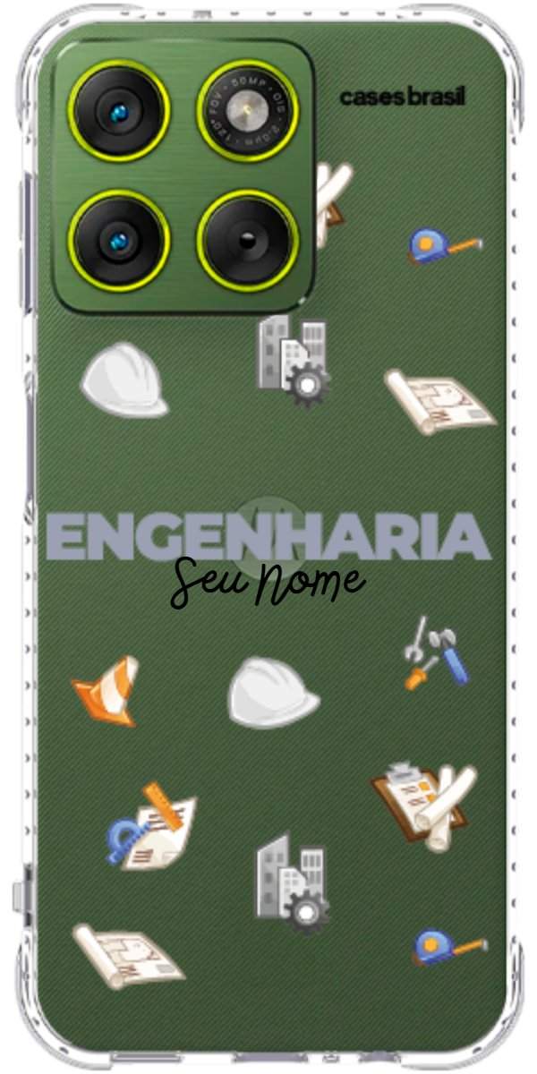 Capinha para celular Engenharia - Profissão Com Nome