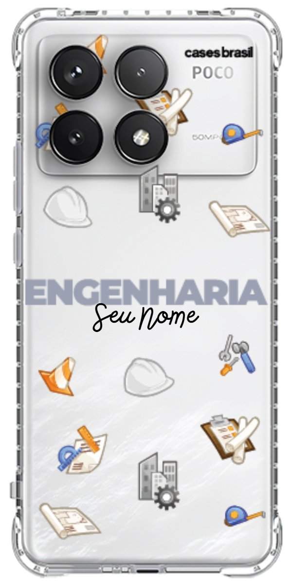 Capinha para celular Engenharia - Profissão Com Nome