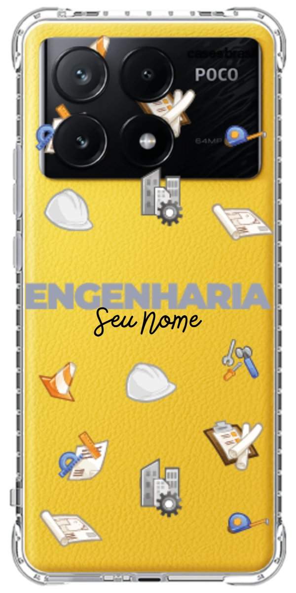 Capinha para celular Engenharia - Profissão Com Nome