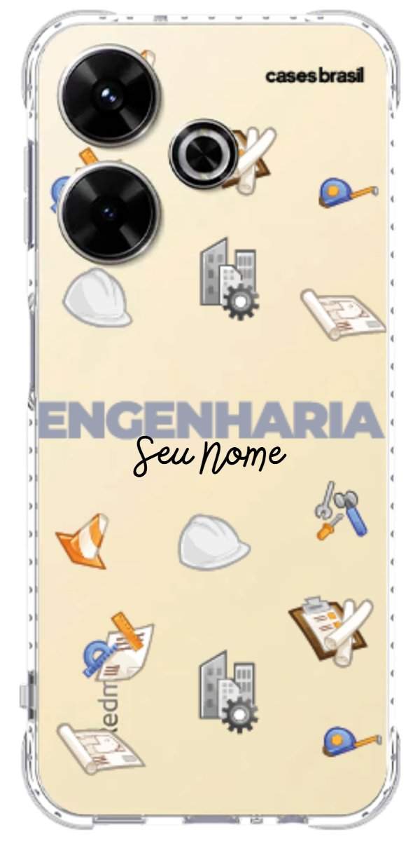 Capinha para celular Engenharia - Profissão Com Nome