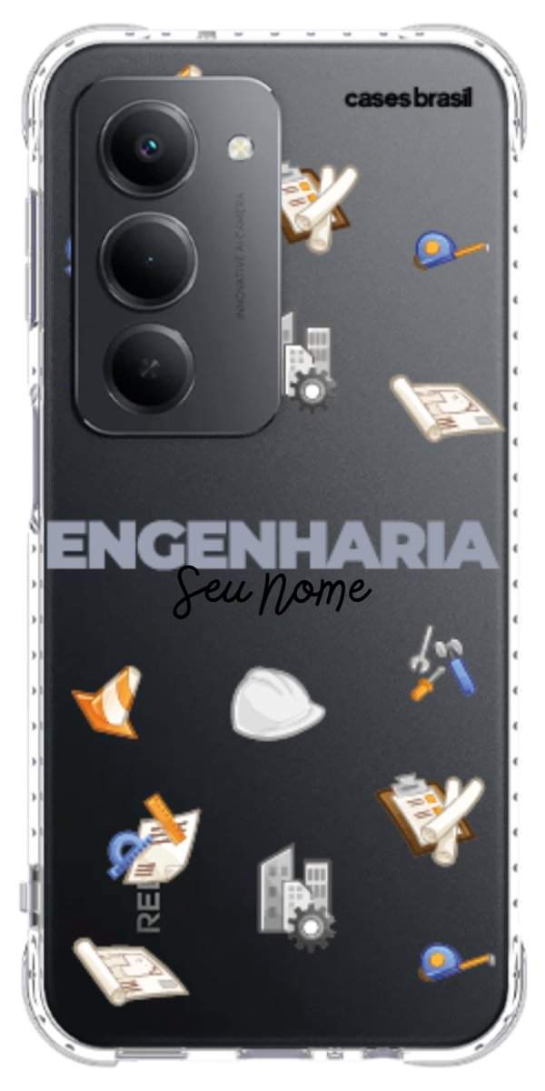 Capinha para celular Engenharia - Profissão Com Nome